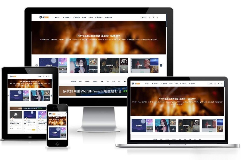 RiPro V89 开心版虚拟资源主题 PHP+HTML 模板