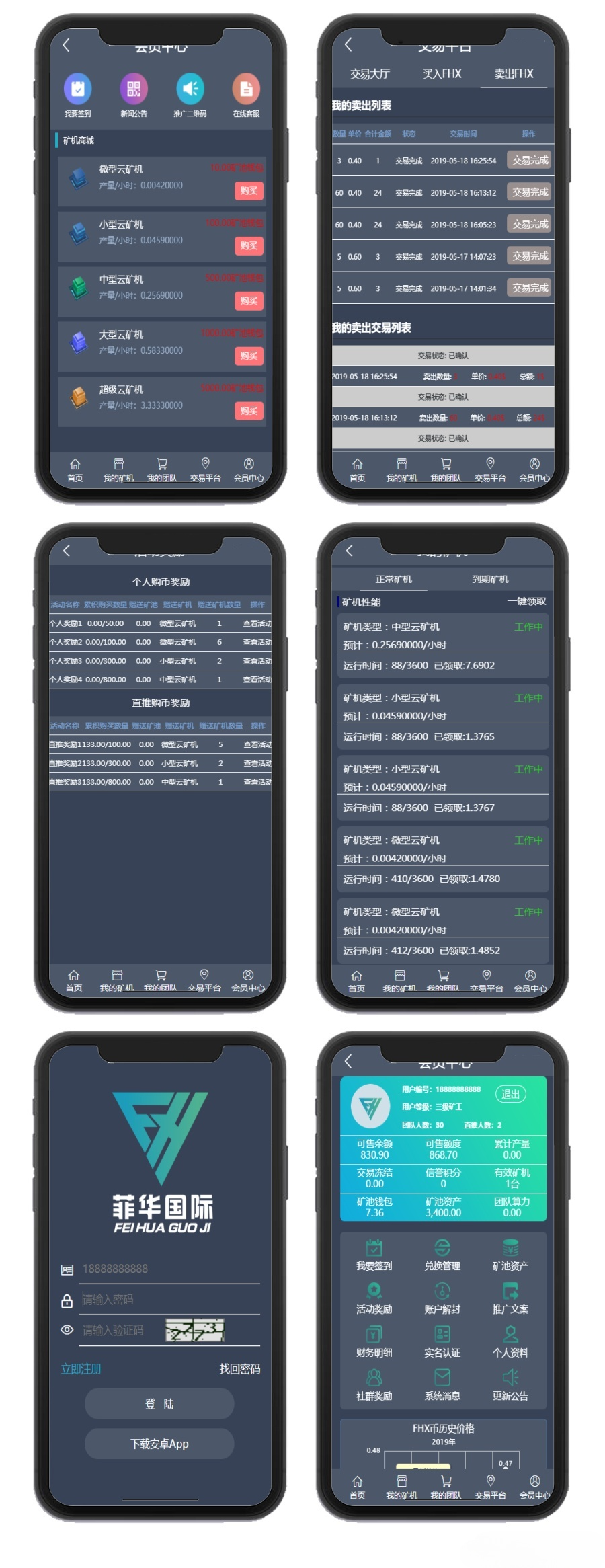 区块挖矿矿池系统 CBT MTC云矿机平台PHP源码