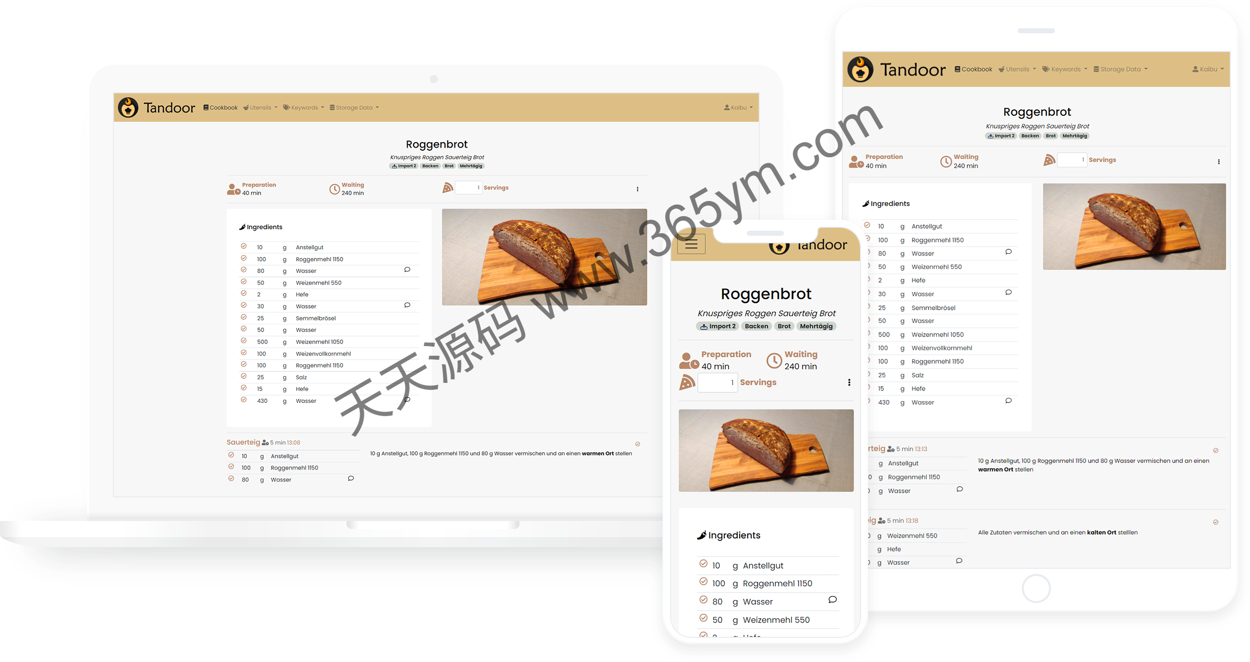 Docker 部署家庭食谱管理系统：食谱导入与餐食计划工具