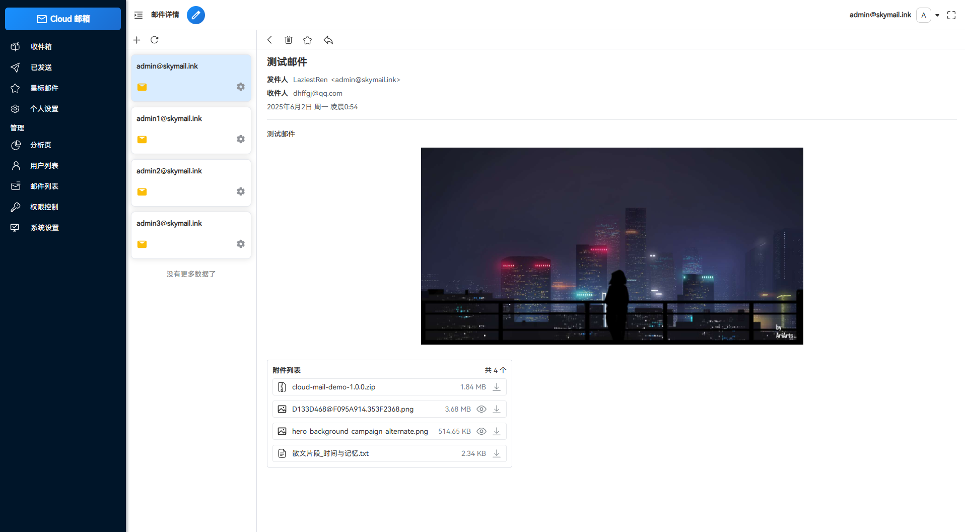 Email邮箱服务系统源码 - 支持邮件TG转发与Resend推送 图片4