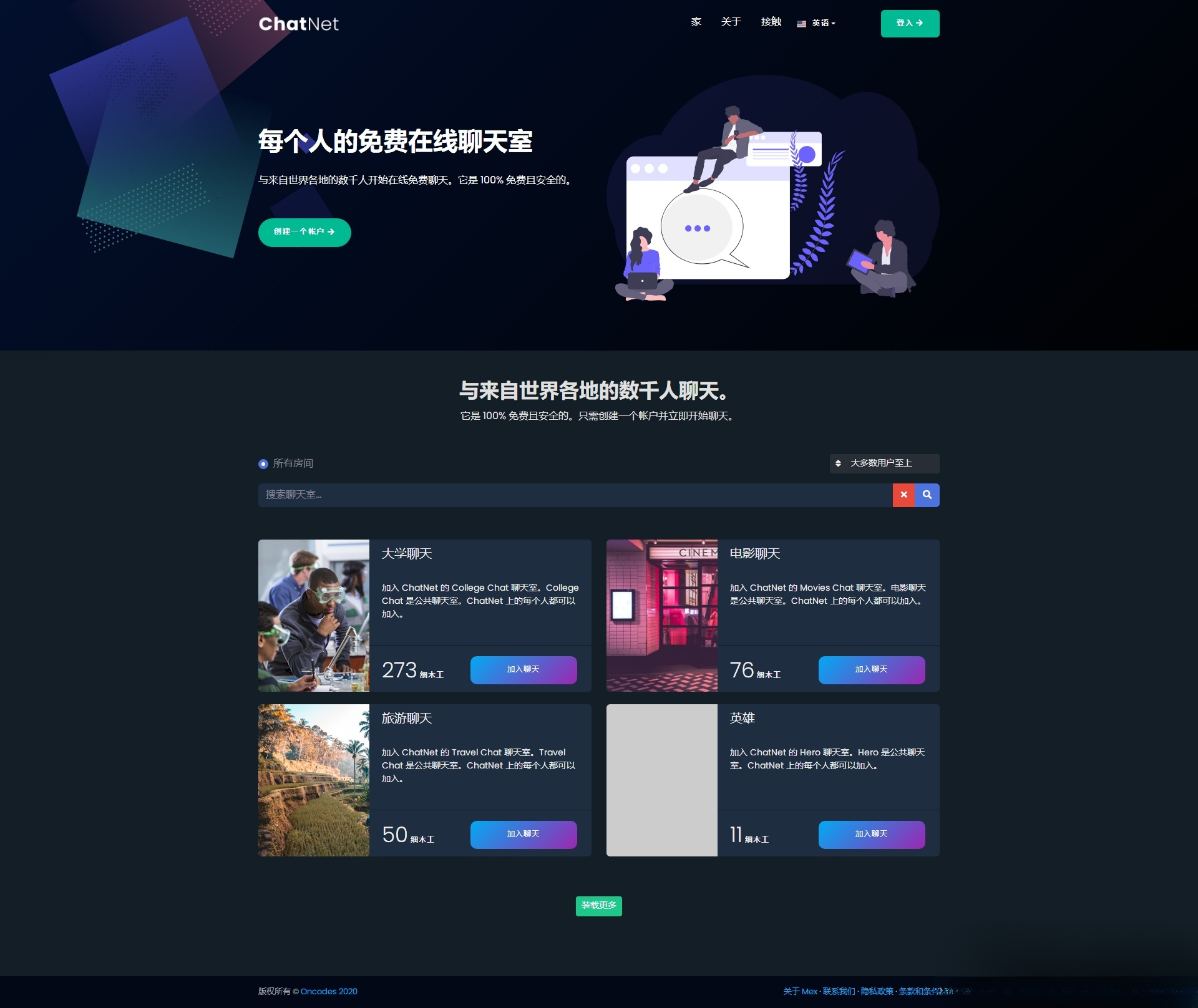 PHP多人在线匿名聊天室源码 支持私聊与密码保护 图片3