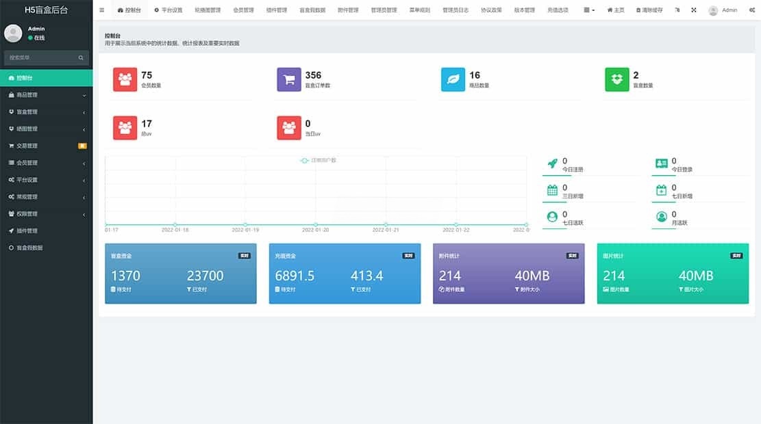 PHP盲盒商城系统 ThinkPHP源码 支持三级分销与自定义概率 图片3
