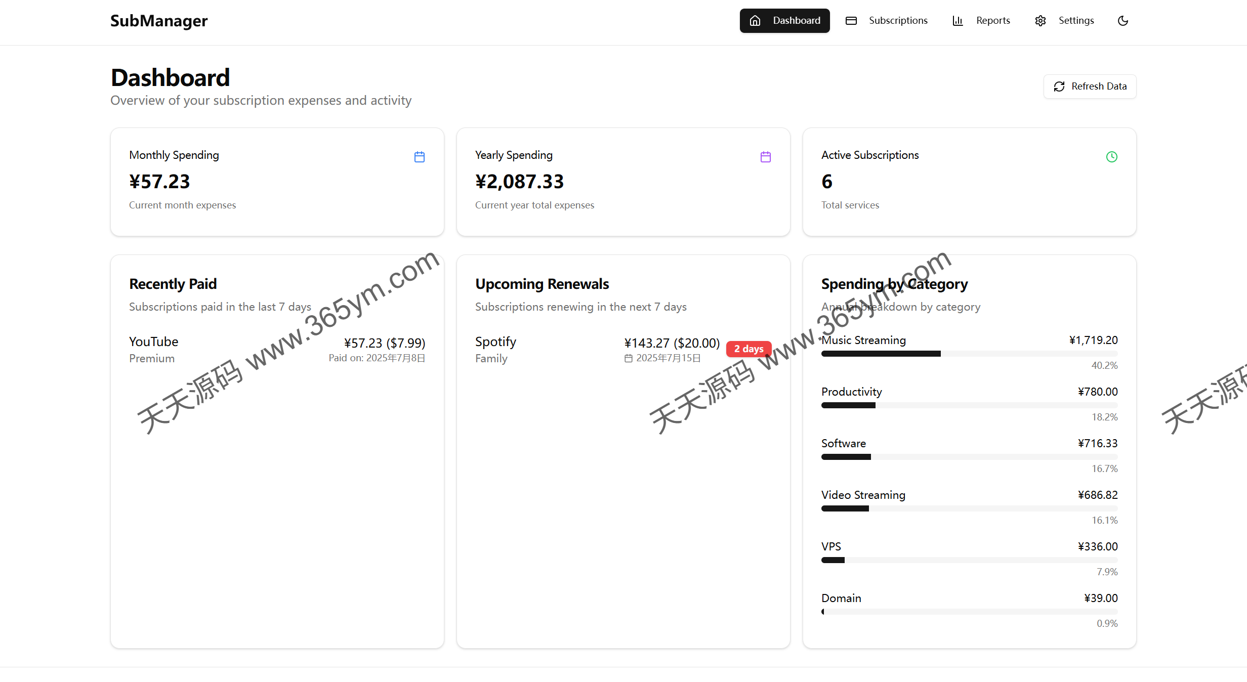 订阅服务管理系统 Docker部署方案 图片1