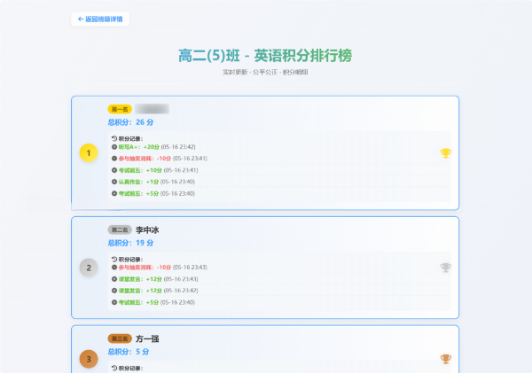班级学生积分抽奖系统PHP源码：学生教育管理工具 图片3