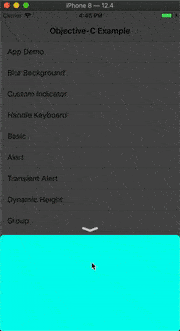 iOS底部弹窗组件：拖拽关闭与自定义动画实现