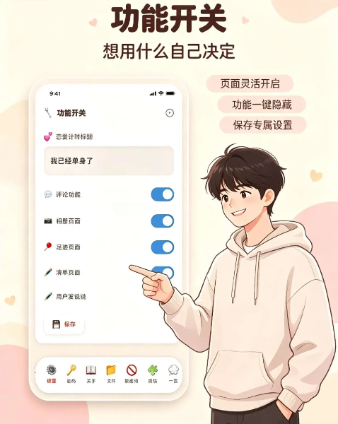 情侣小窝情侣记录网站PHP源码全开源 图片3